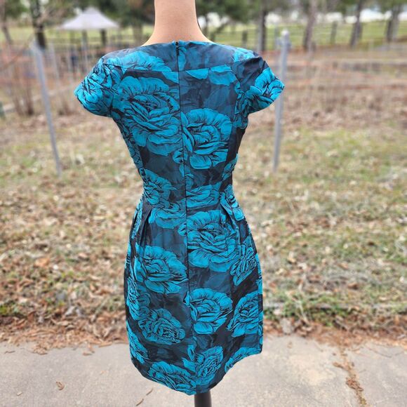 Helene Berman London Vintage Womens Floral Dress, size 2 - Picture 5 of 8